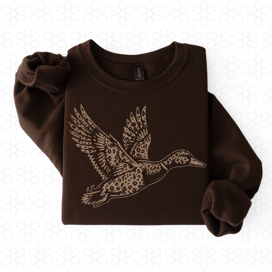 Leopard Mallard Duck Completed Tee