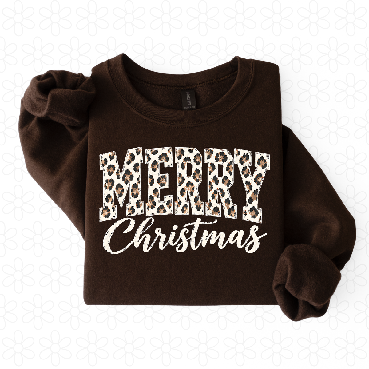 Leopard Merry Christmas Completed Tee
