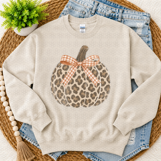 Leopard Pumpkin Completed Tee