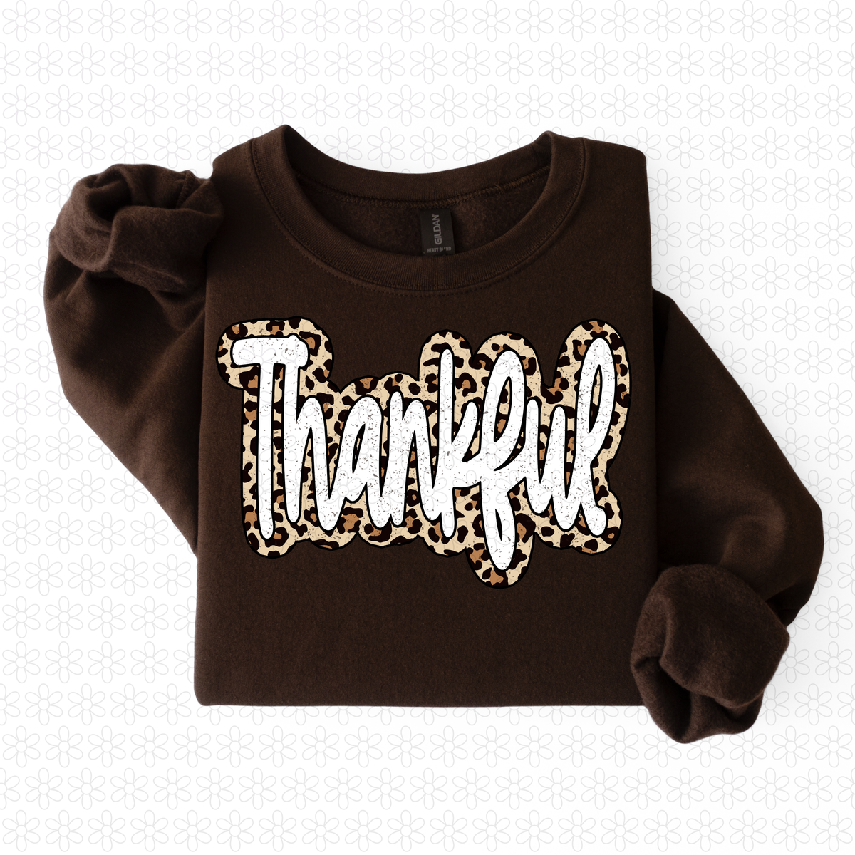 Leopard Thankful Completed Tee