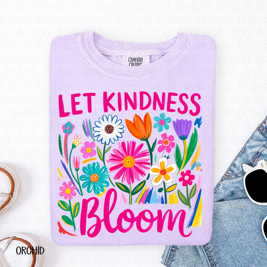 Let Kindness Bloom DTF Transfer