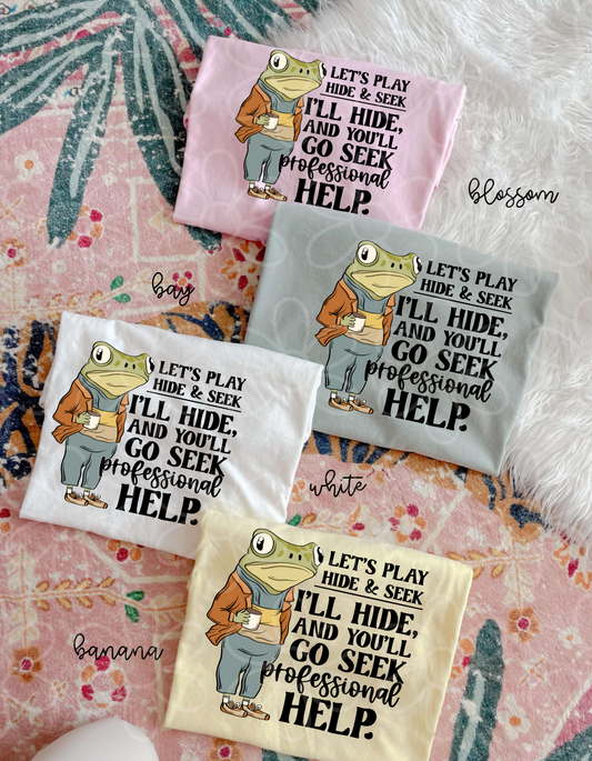 Let's Play Hide & Seek Kids Completed Tee