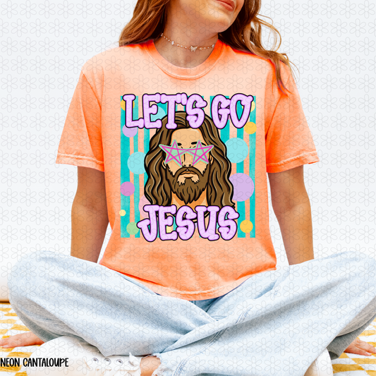 Let's Go Jesus Completed Tee