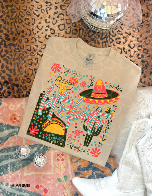 Lets Fiesta Completed Tee