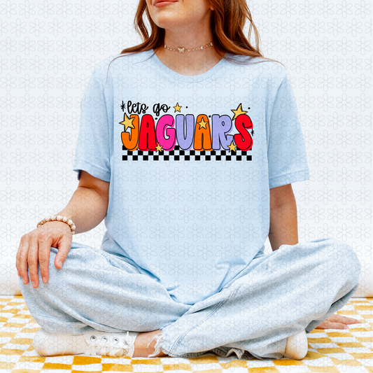 Lets Go Multiple Option Mascot- No Customs Completed Tee