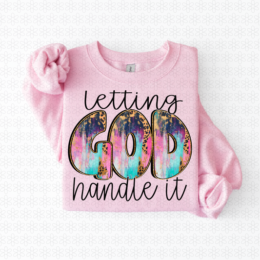 Letting God Handle it Completed Tee