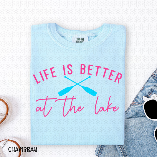 Life Is Better At The Lake Completed Tee