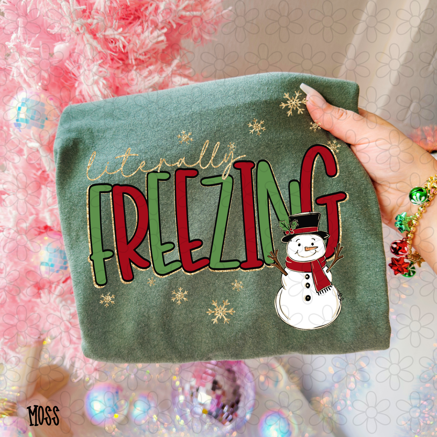 Literally Freezing Snowman Completed Tee