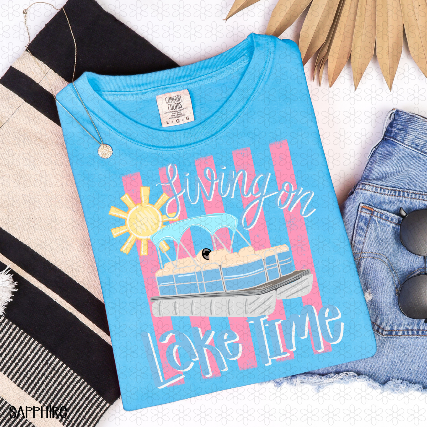 Living On Lake Time Completed Tee