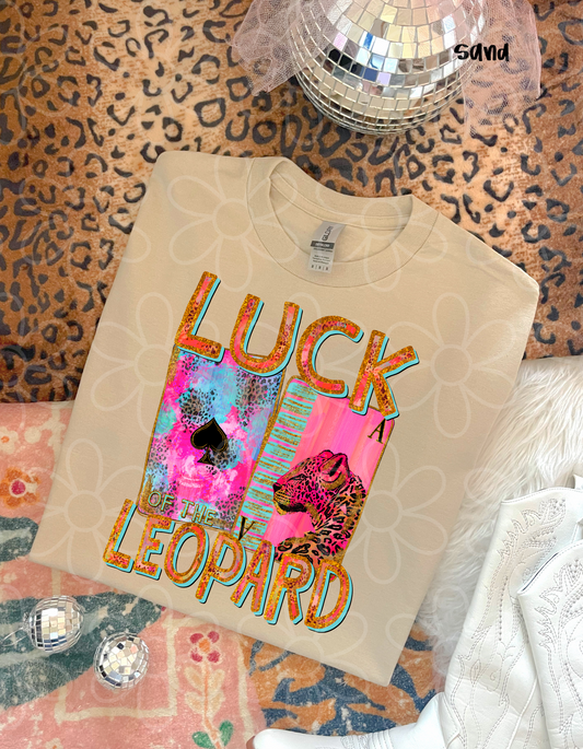 Luck Of The Leopard Completed Tee