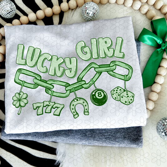 Lucky Girl Charms Completed Tee
