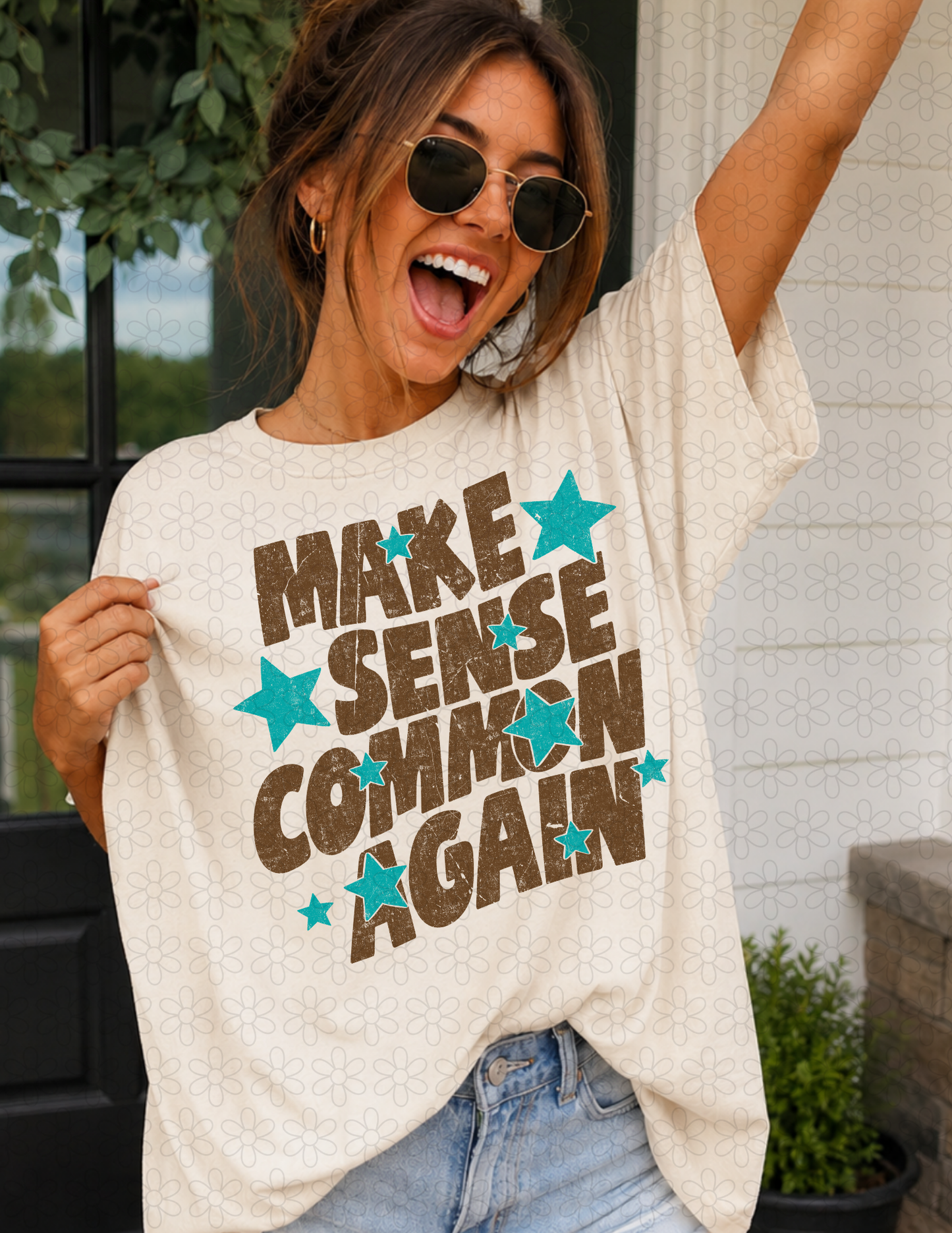 MAKE SENSE COMMON AGAIN (Multiple Colors) DTF Transfer