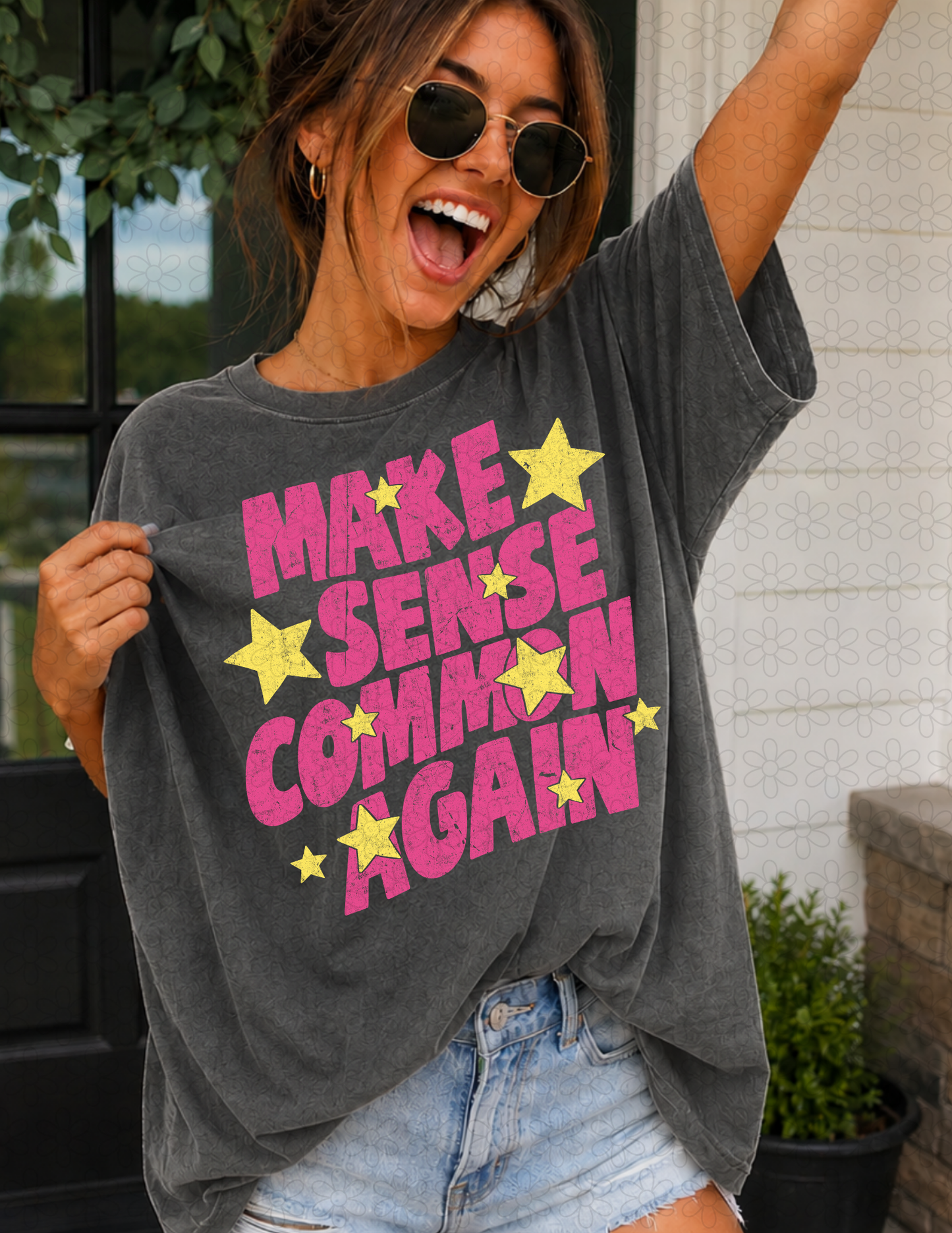 MAKE SENSE COMMON AGAIN (Multiple Colors) DTF Transfer