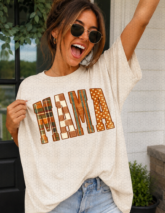 MAMA FALL Completed Tee