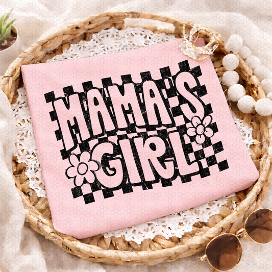 MAMA'S GIRL - BLACK Completed Tee