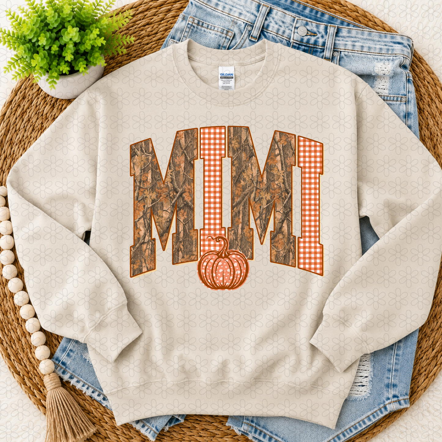 Camo checkered FALL (Multiple Options) DTF Transfer