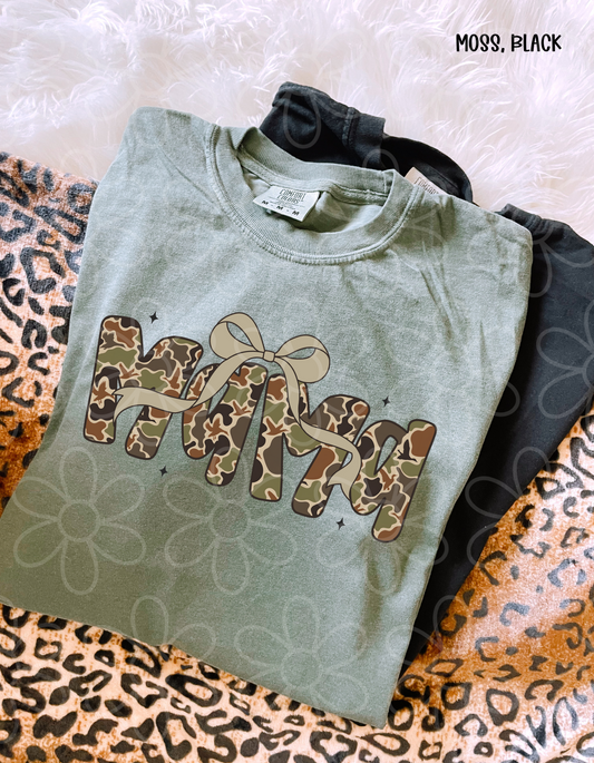 MaMa Camo Bow Completed Tee