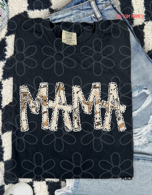 MaMa Speckled Deer Completed Tee