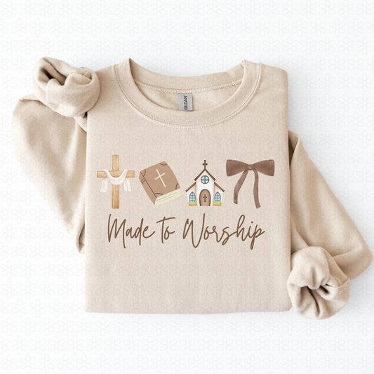 Made To Worship Neutral Kids Completed Tee