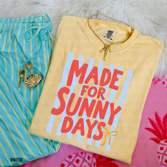 Made for Sunny Days Completed Tee