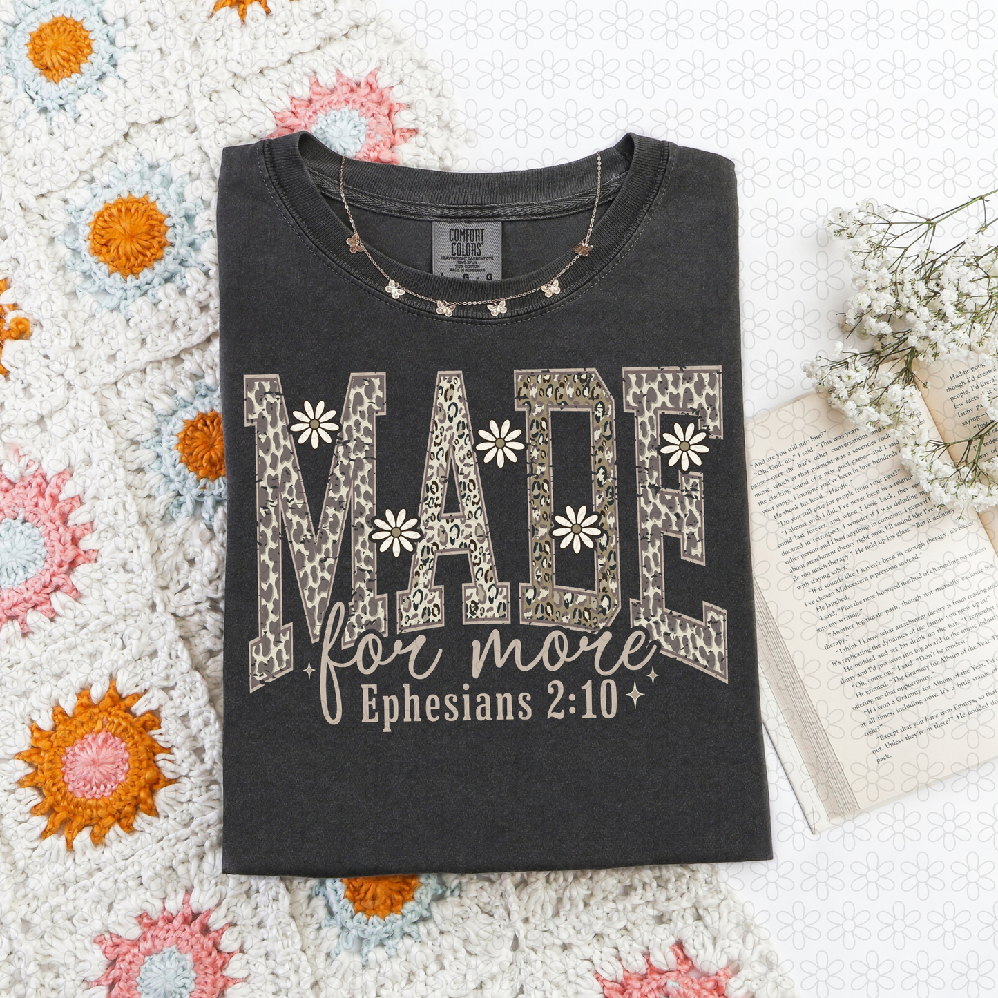 Made for more leopard print Completed Tee