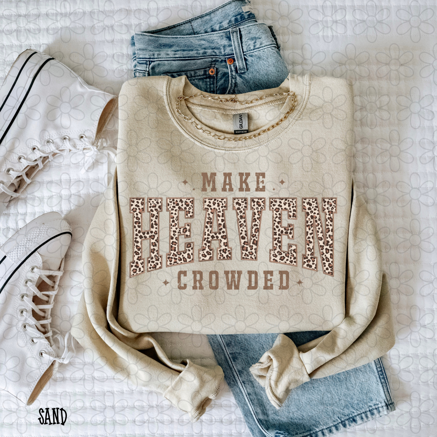 Make Heaven Crowded Leopard DTF Transfer