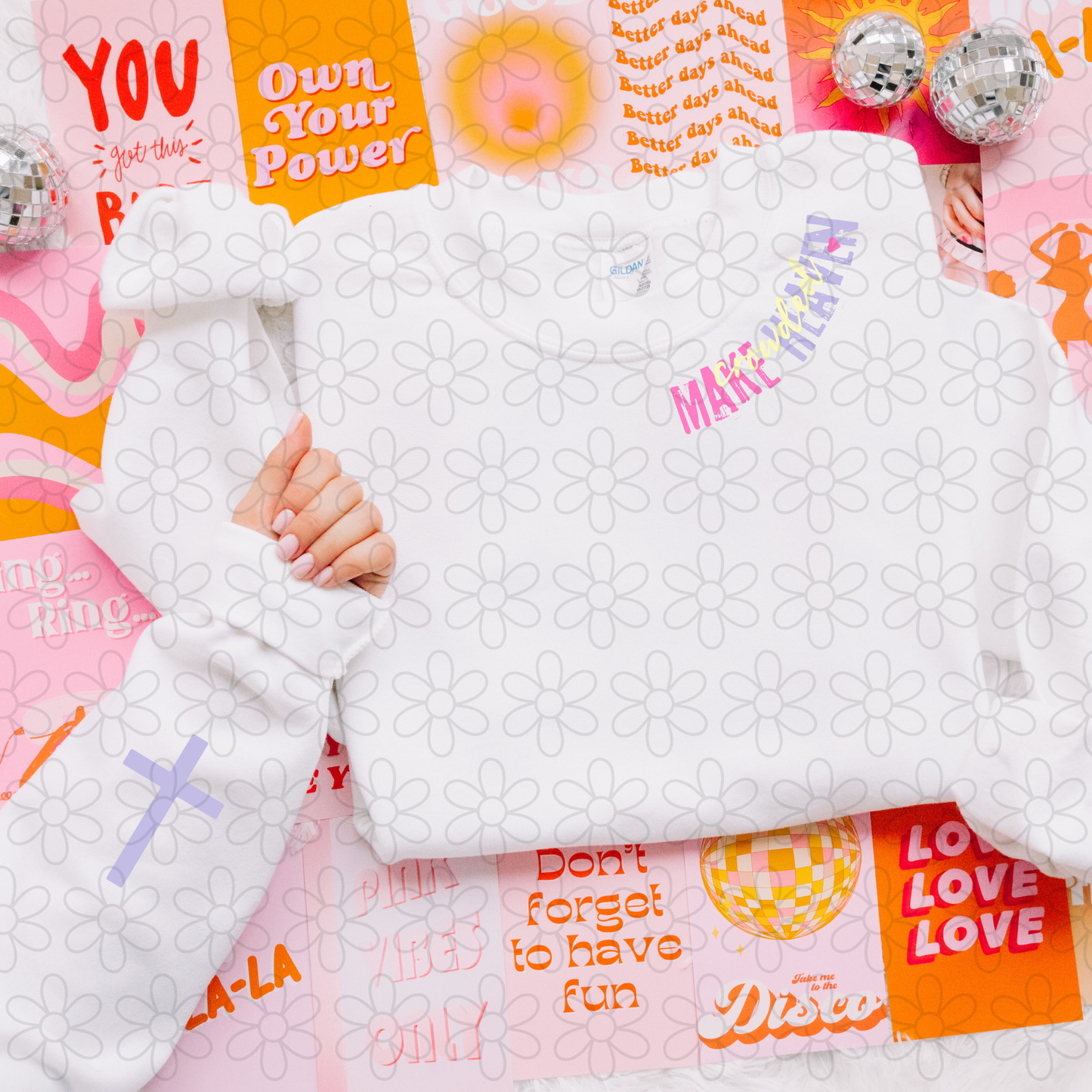 Make Heaven Crowded Pink Purple Completed Tee