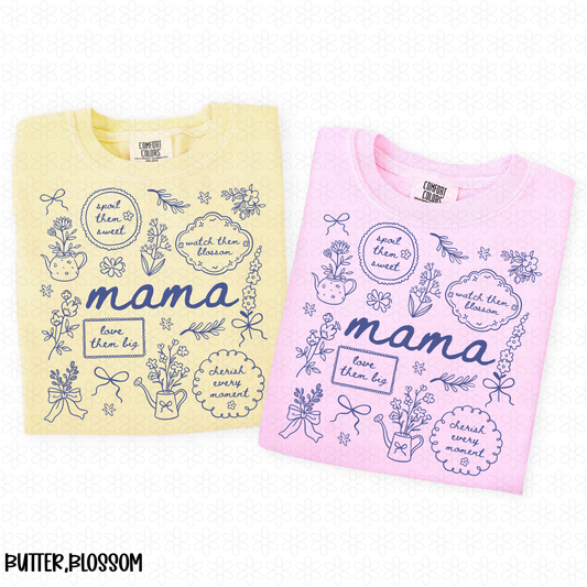 Mama-Blue DTF Transfer
