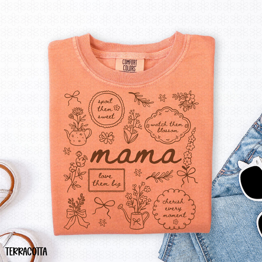 Mama-Brown Completed Tee