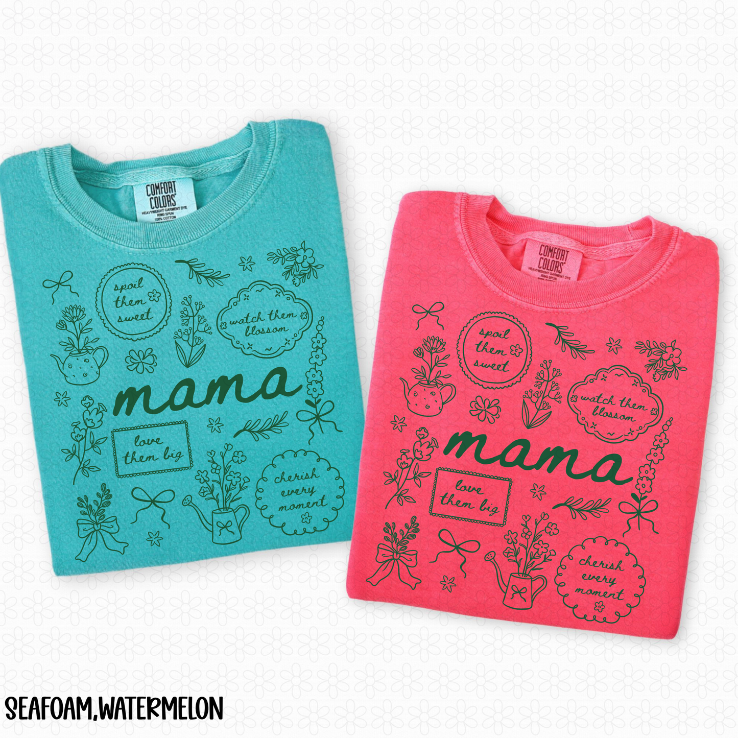 Mama-Green Completed Tee