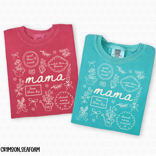 Mama-Off White Completed Tee