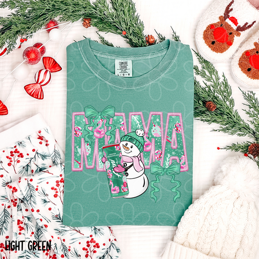 Mama Winter Wonderland Alani Completed Tee