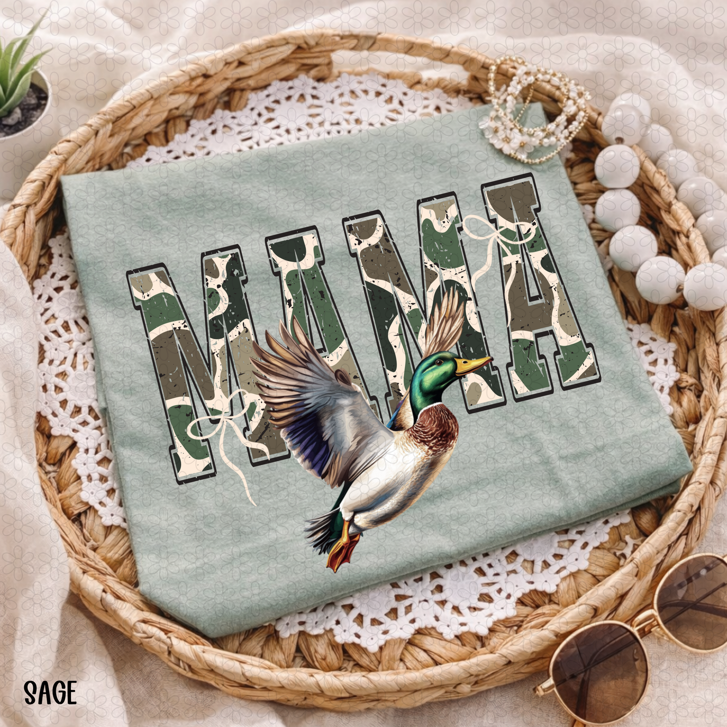 Mama Duck Completed Tee