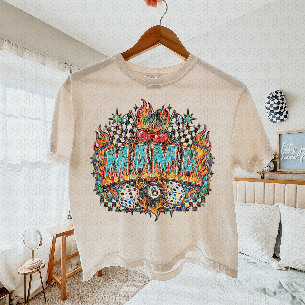 Mama Flames Completed Tee