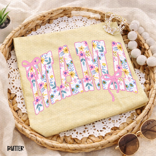 Mama Flower Coquette DTF Transfer
