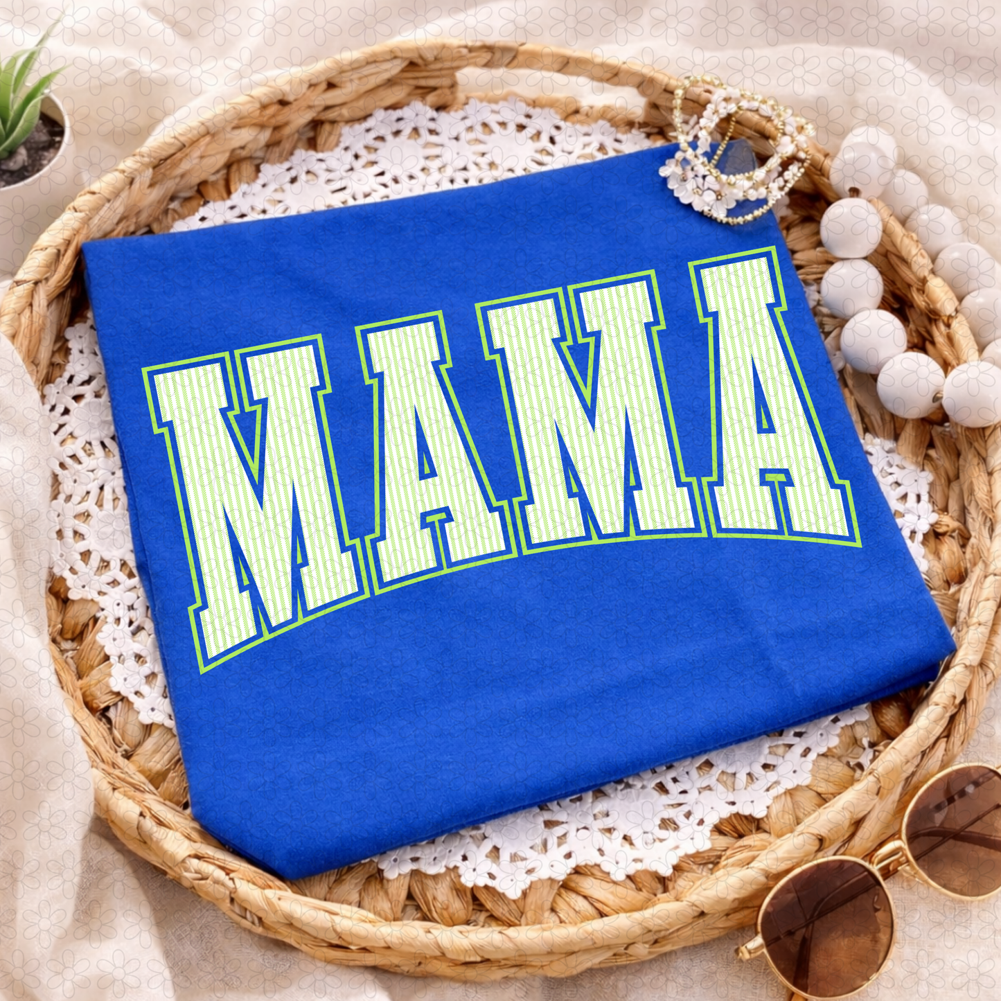 Mama Seersucker (Multiple Color Options) Completed Tee