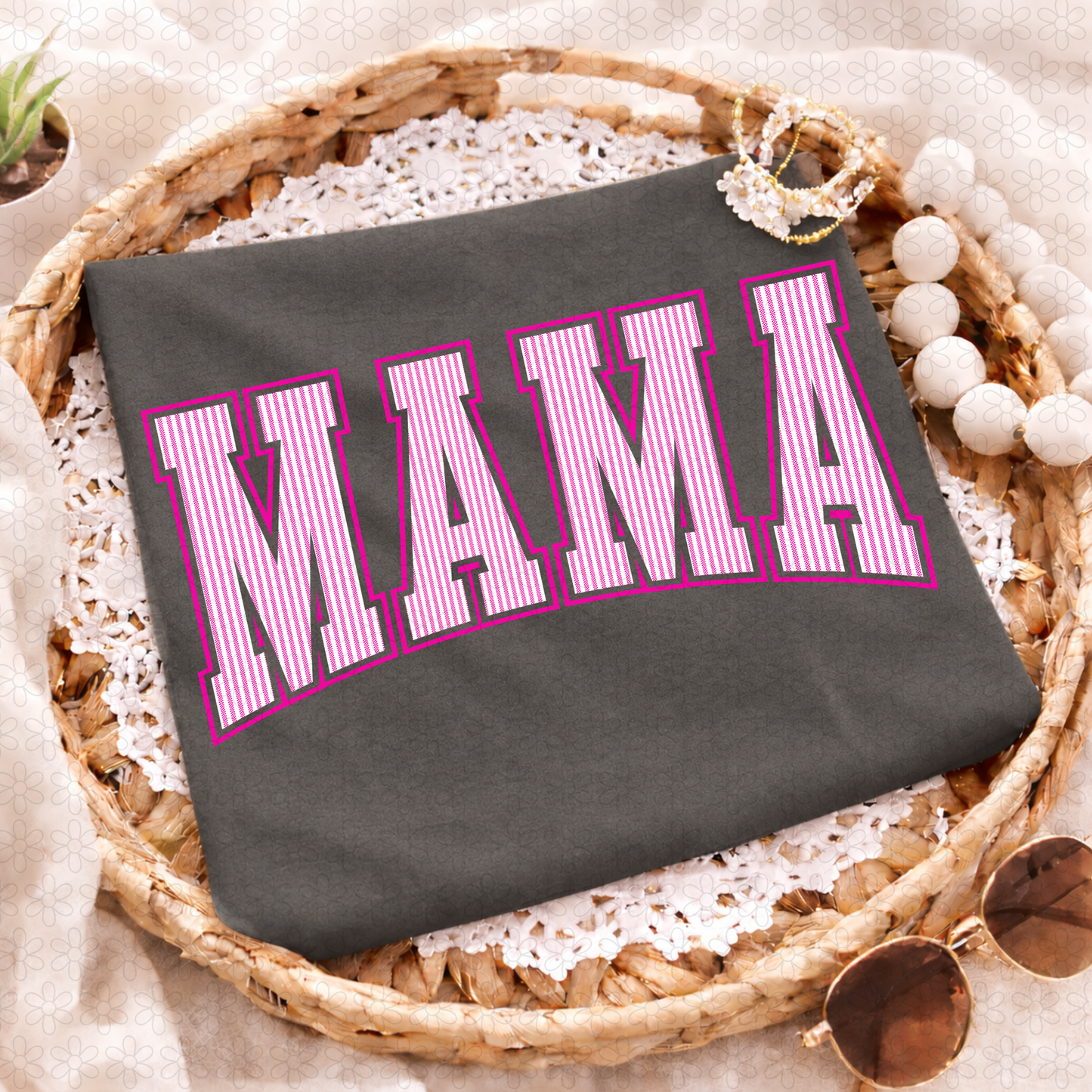 Mama Seersucker (Multiple Color Options) Completed Tee