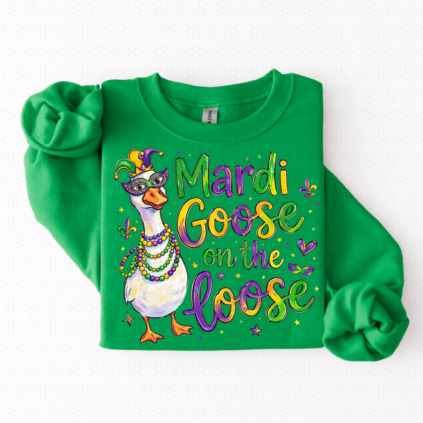 Mardi Goose On The Loose Completed Tee