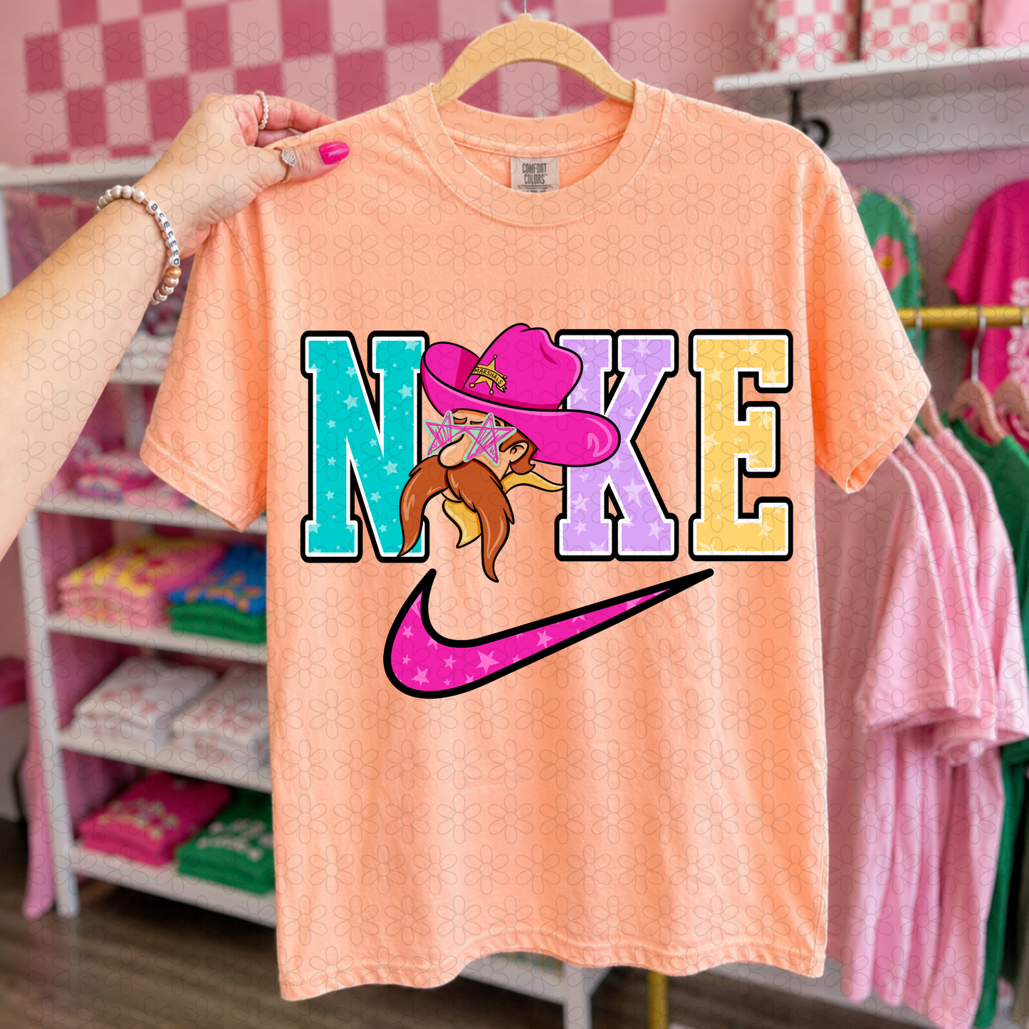 Swoosh Preppy Teams DTF Transfer