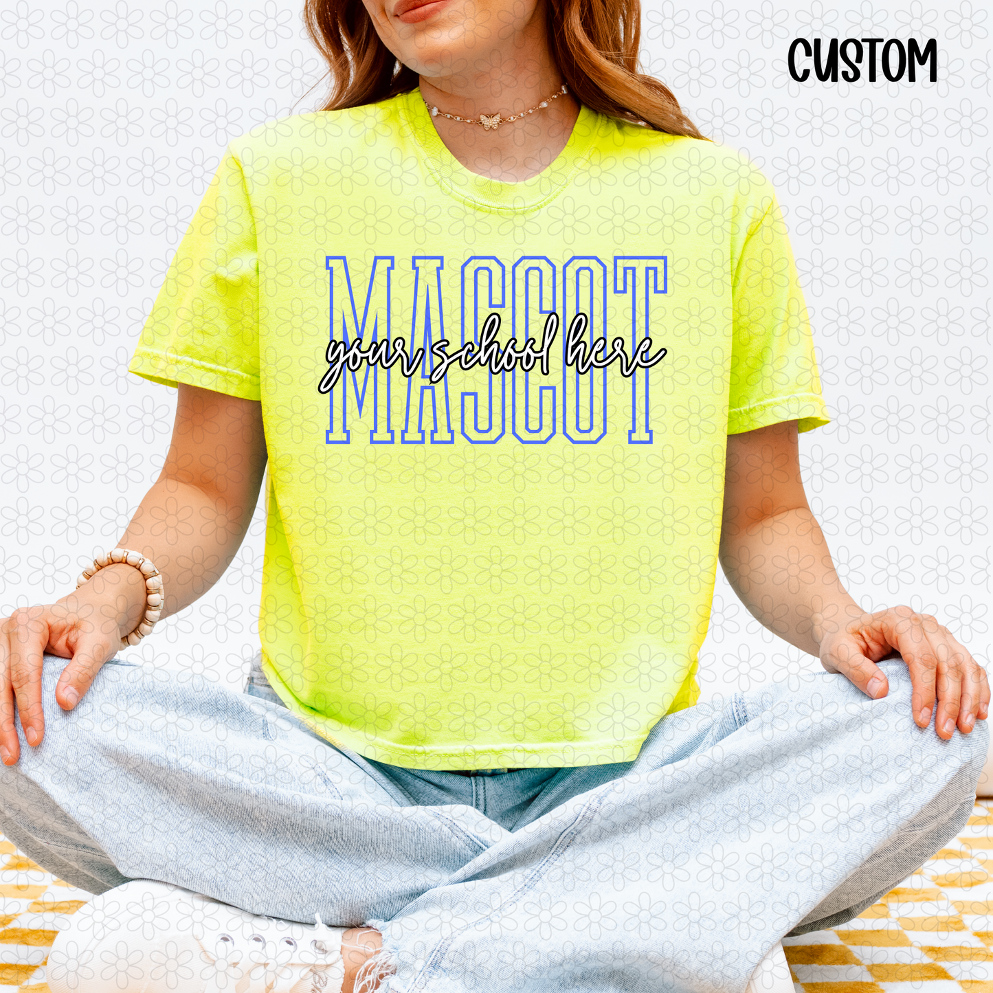 Mascot School Spirit CUSTOM ANY COLOR DTF Transfer