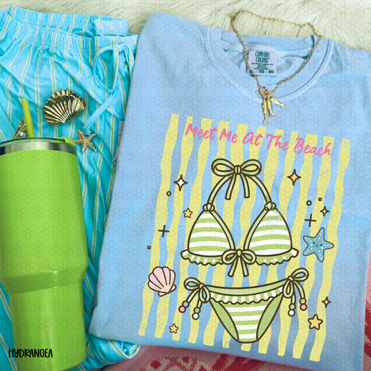 Meet Me at the Beach Completed Tee