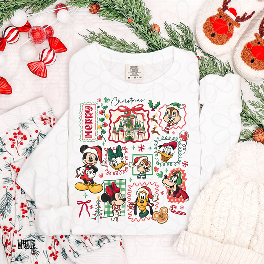 Merry Christmas Mikey Collage Completed Tee