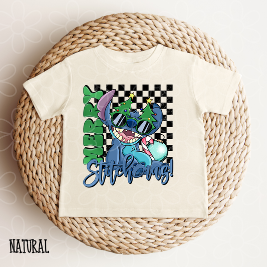 Merry Stitchmas Completed Tee