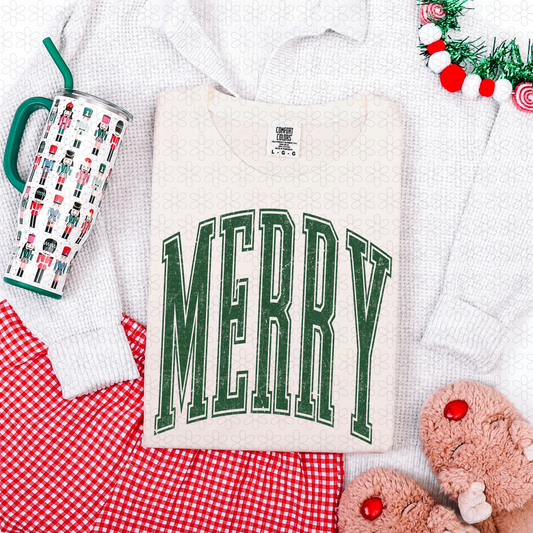 Merry (Multiple Color Options) Completed Tee