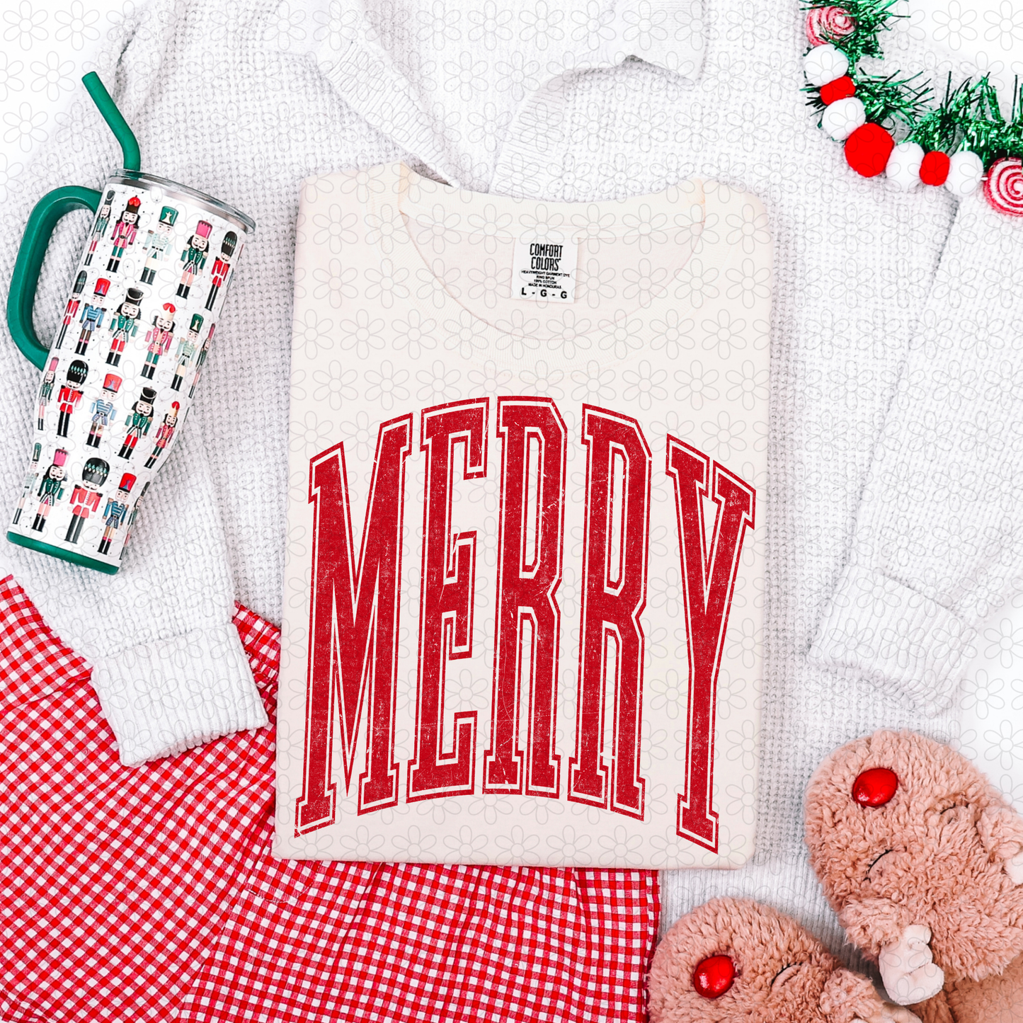 Merry (Multiple Color Options) Completed Tee