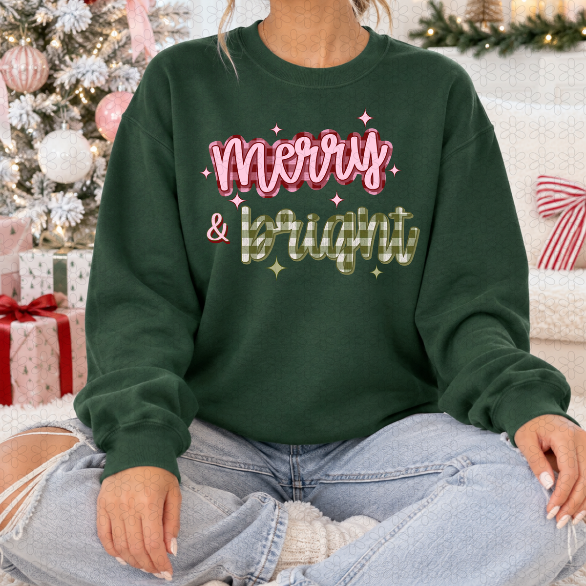 Merry & Bright DTF Transfer