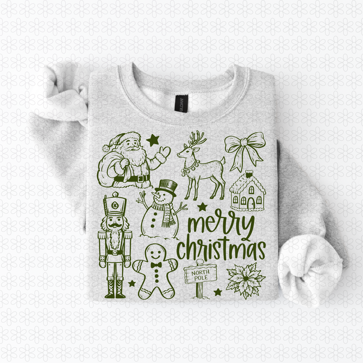 Merry Christmas (Multiple Colors) Completed Tee