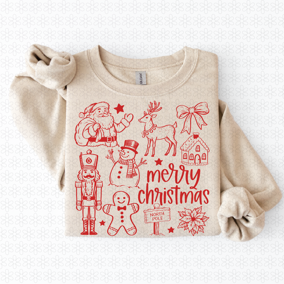 Merry Christmas (Multiple Colors) Completed Tee