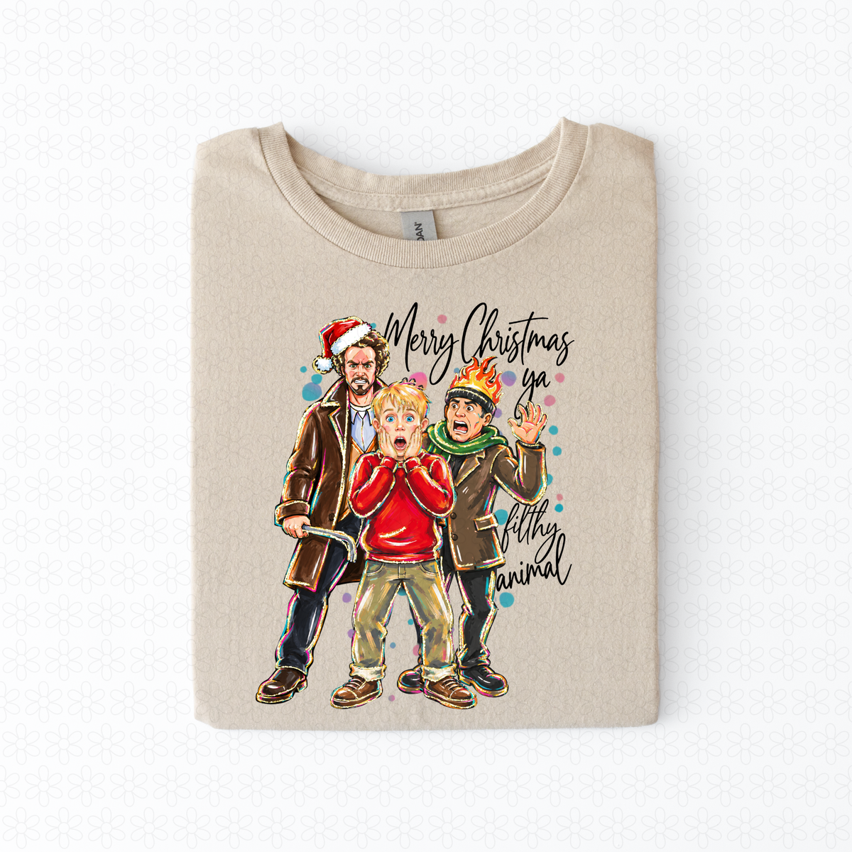 Merry Christmas Ya filthy animal Completed Tee