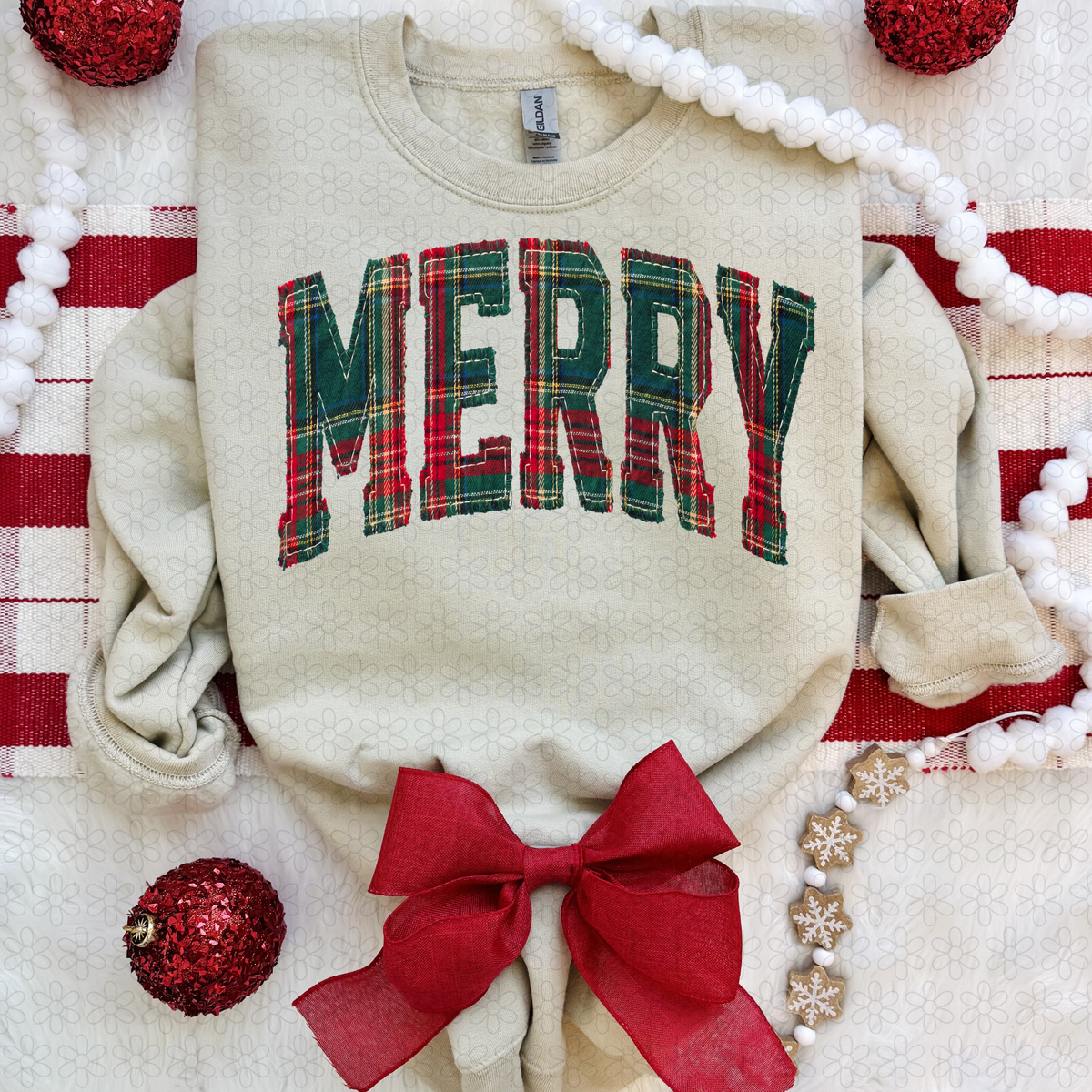Merry Flannel Christmas Completed Tee